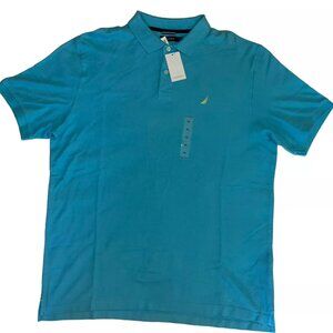 Nautica Blue Men's Short Sleeve Polo Shirt Size XL